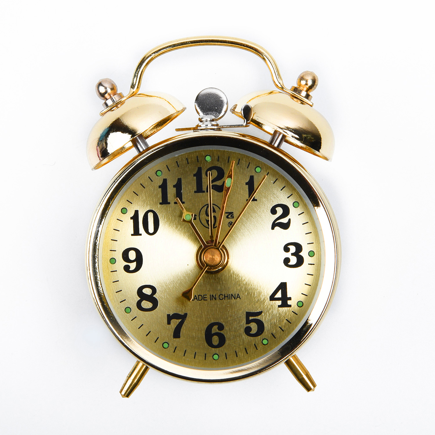 Vintage Alarm Clock - 1PCS Retro Reinem Kupfer Hufeisen Wecker