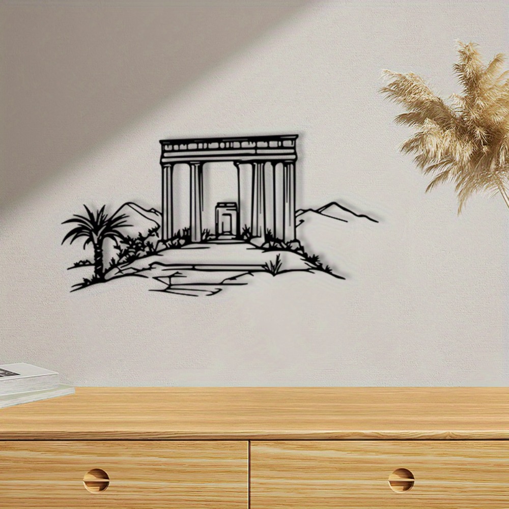Home Decor Product - CIFBUY Eisen-Wandkunst, religiöses Wandbild, Metallskulptur, pulverbeschichtete