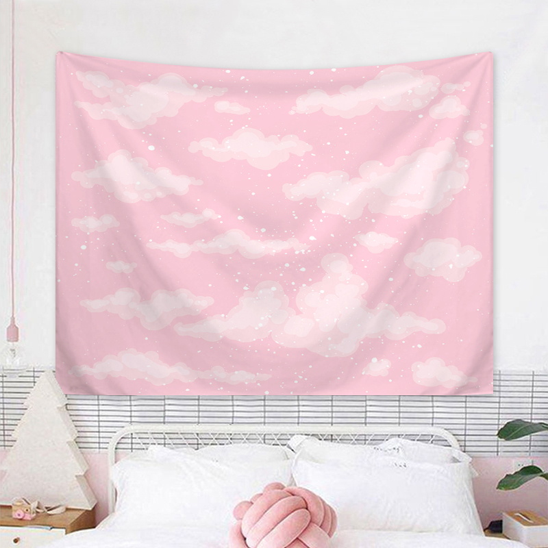 Home Decor Brand - 1 Stück Himmelwolken-Wandteppich, schöner Wolkenhimmel-Wandteppich, Schlafzimmer,