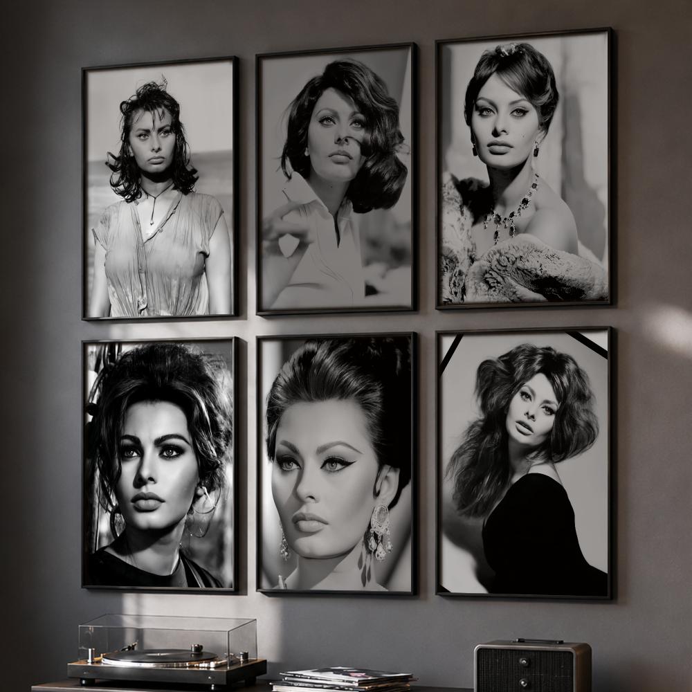 Home Decor Magazine - Mode S_Sophia Loren Magazin-Poster HD Wandaufkleber