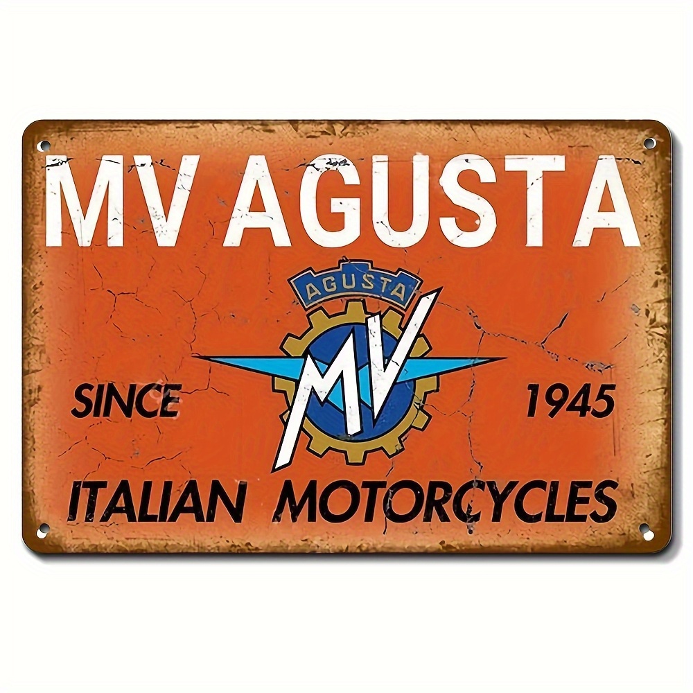 Home Decor Trends - Vintage MV Agusta Italian Motorcycles Metallschild