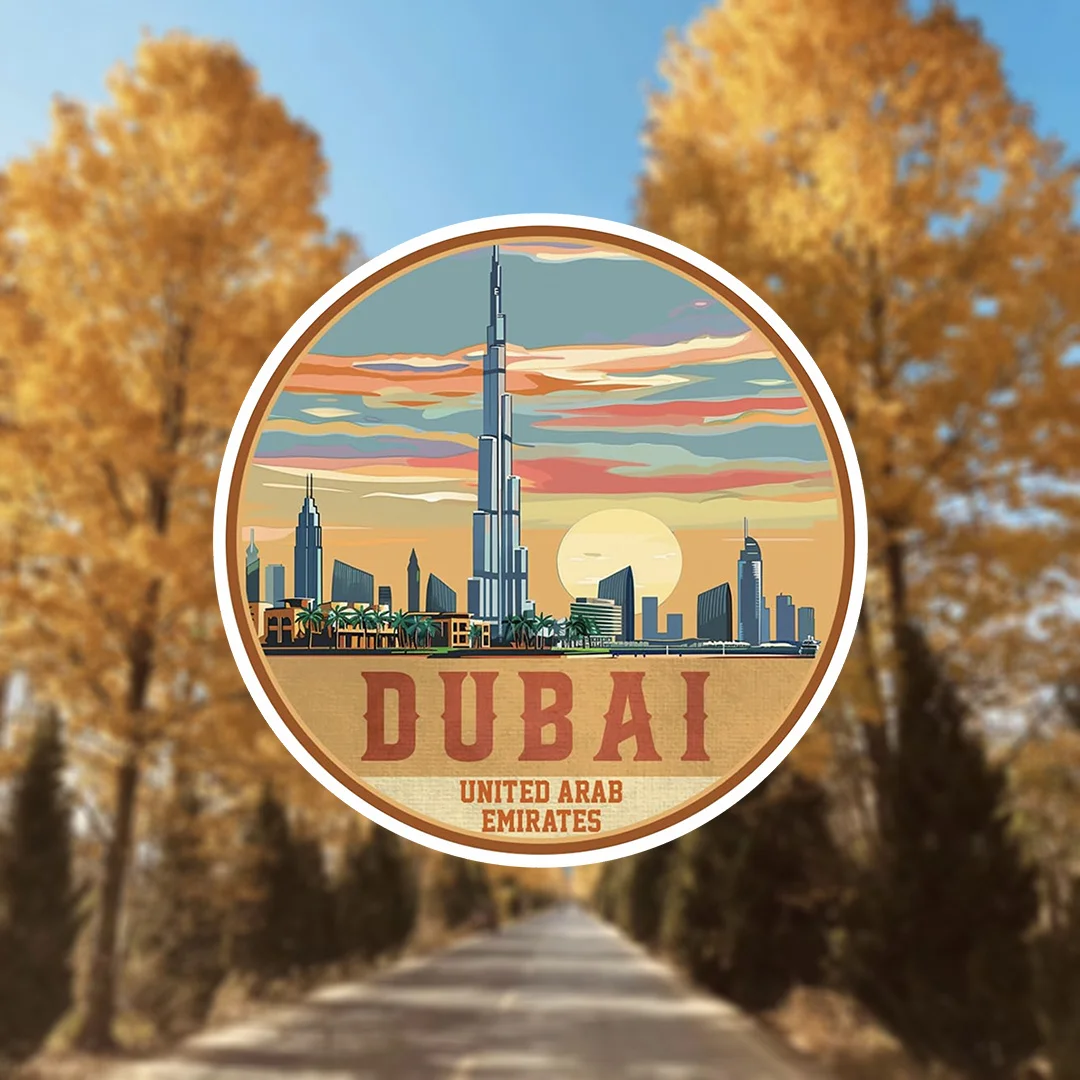 Home Decor Uae - 1 Stück Matt Dubai VAE Cartoon