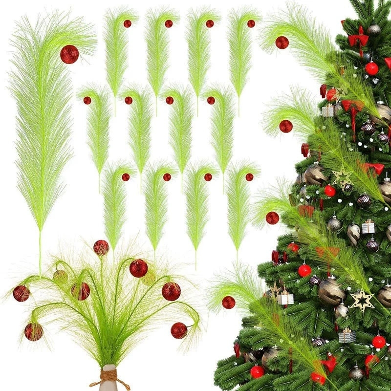 Weihnachtliche Verzwirnte Grün – Pampas Grass Decor Bewertung und Preis