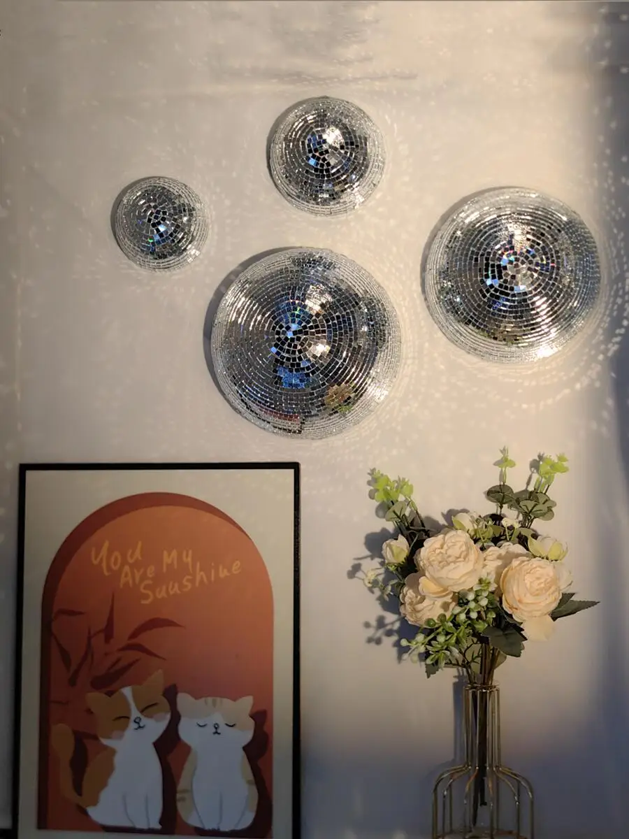 Neue Wand-Disco-Kugel, verspie – Home Decor Trends Bewertung und Preis