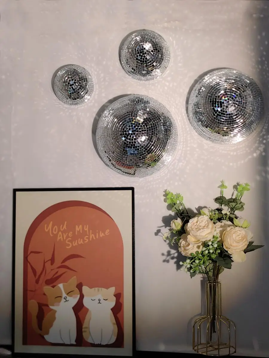 Neue Wand-Disco-Kugel, verspie – Home Decor Trends Bewertung und Preis