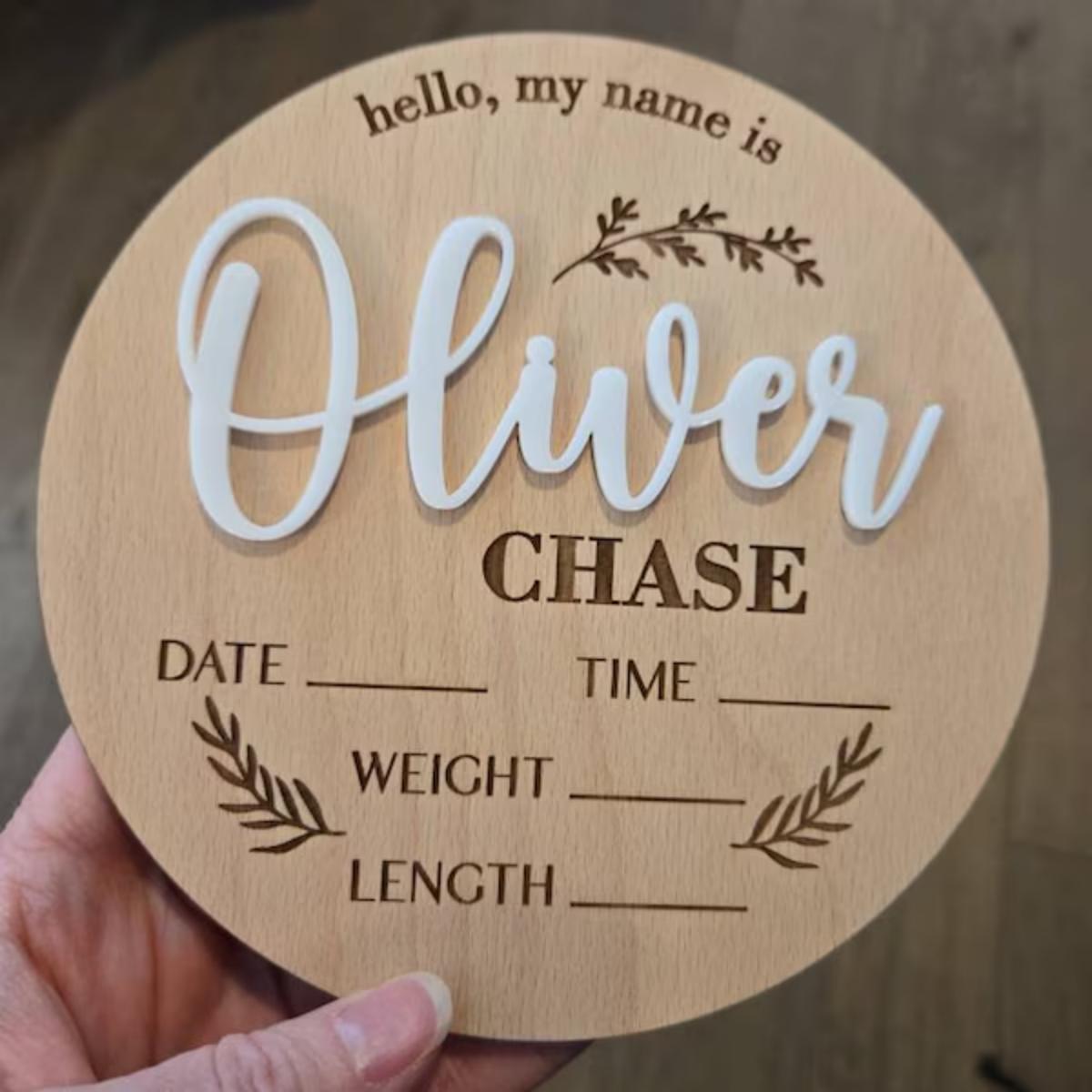 1 Stück personalisiertes Baby- – Home Decor Diy Bewertung und Preis