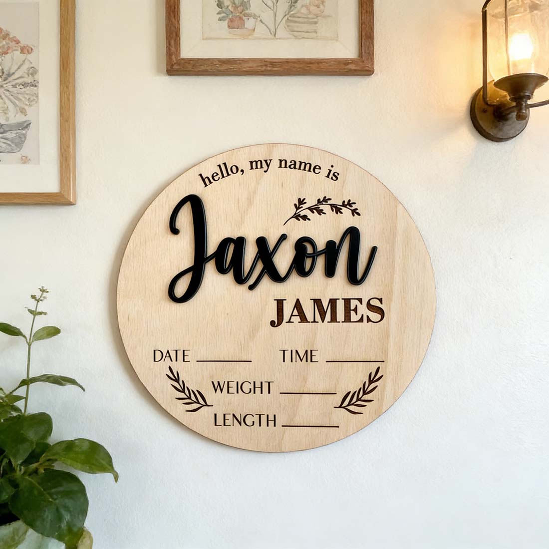 1 Stück personalisiertes Baby- – Home Decor Diy Bewertung und Preis