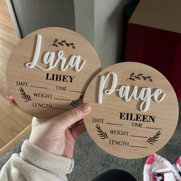 1 Stück personalisiertes Baby- – Home Decor Diy Bewertung und Preis