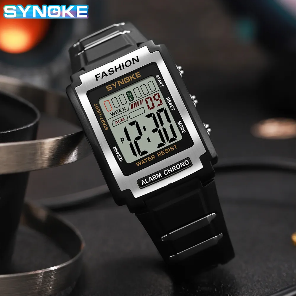 Synoke herren rechteckig sport – Vintage Alarm Clock Bewertung und Preis