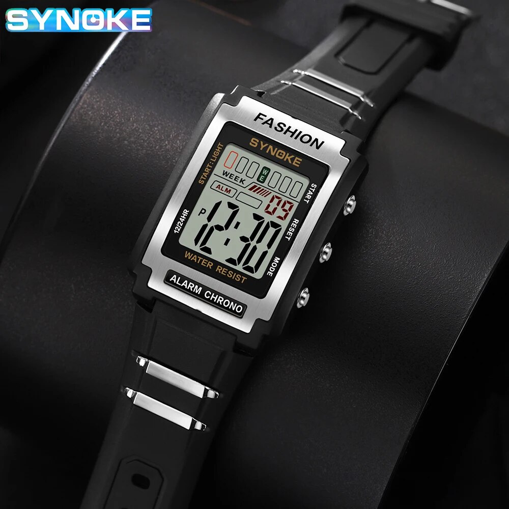Synoke herren rechteckig sport – Vintage Alarm Clock Bewertung und Preis