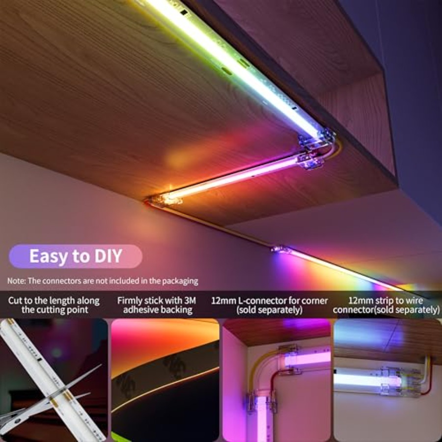 RGB Smart IC COB LED-Lichtband – Led Strip Lights Bewertung und Preis