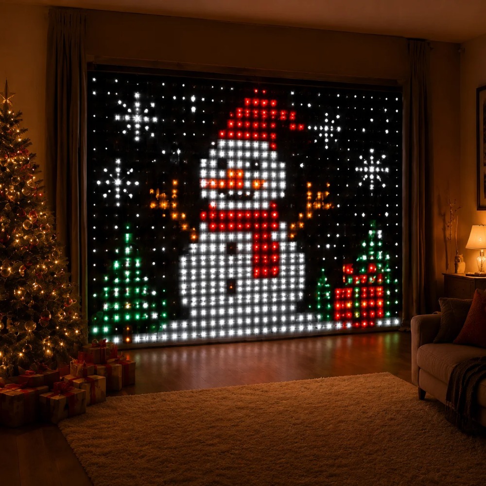 LED-Pixel-Lichtvorhang mit Blu – Home Decor Diy Bewertung und Preis