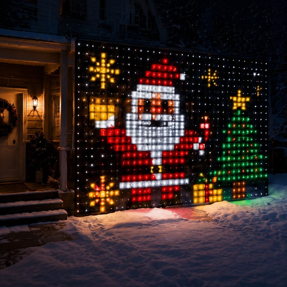 LED-Pixel-Lichtvorhang mit Blu – Home Decor Diy Bewertung und Preis