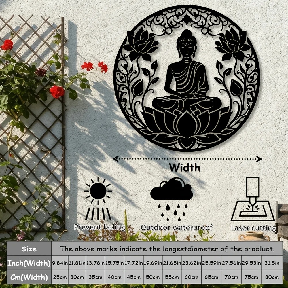 Marken 2D Flache Buddha Lotus  – Home Decor Brand Bewertung und Preis