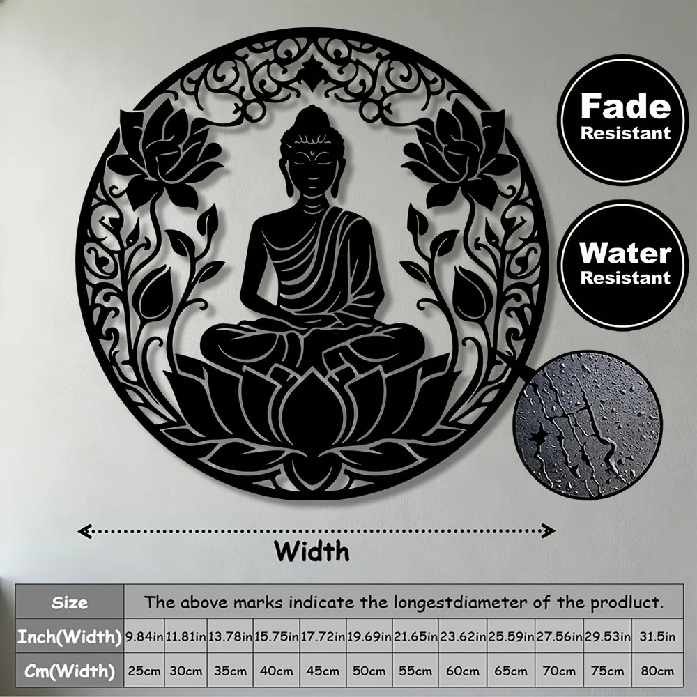 Marken 2D Flache Buddha Lotus  – Home Decor Brand Bewertung und Preis