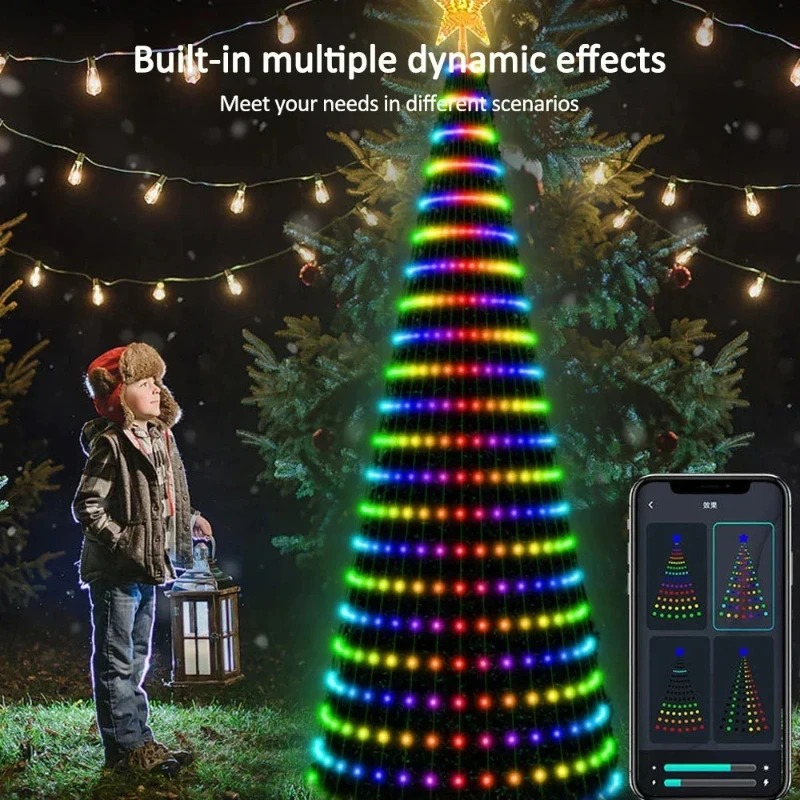 Weihnachtsstern-Baumbeleuchtun – Home Decor Tree Bewertung und Preis