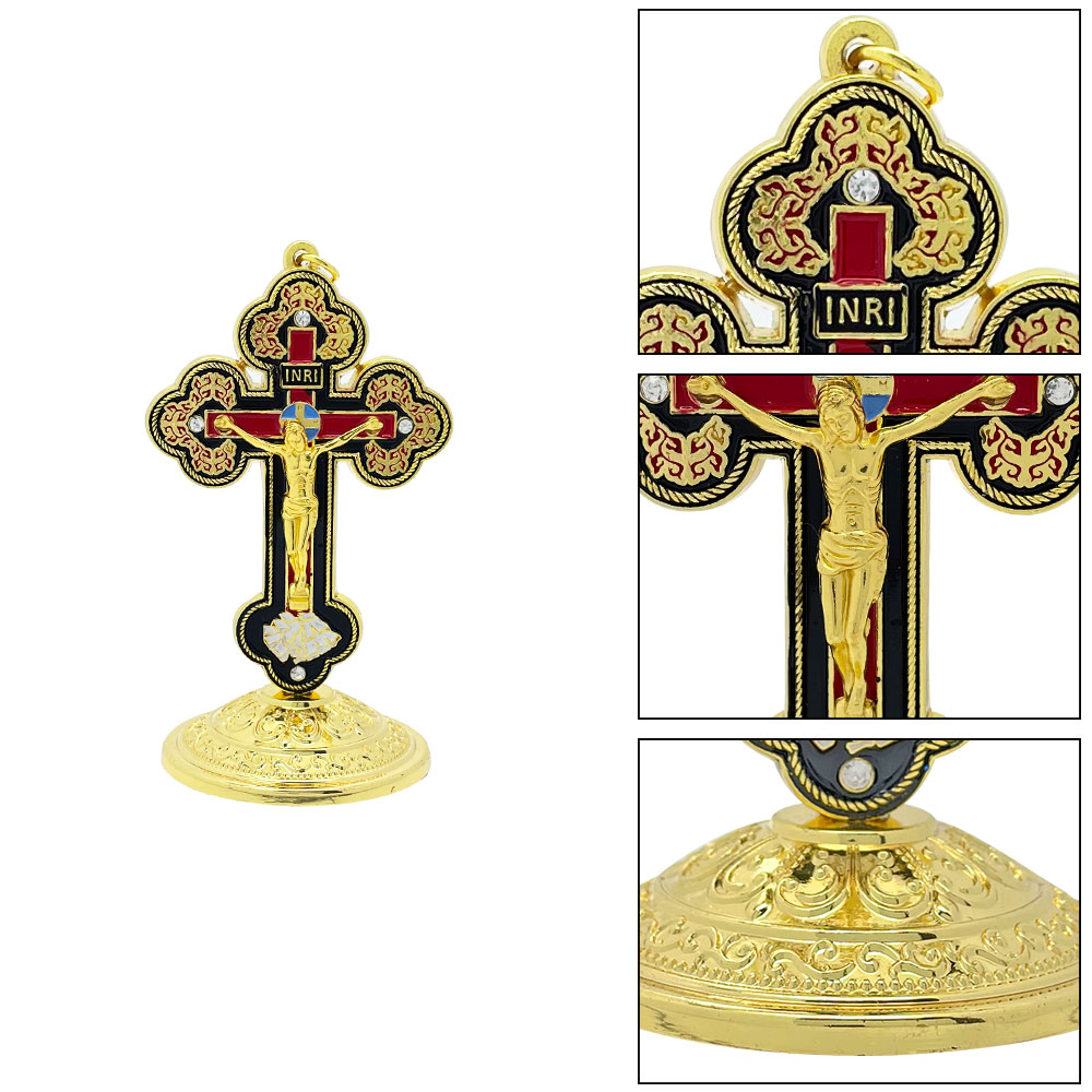 Neu 2026 Katholisches Stehende – Home Decor Gold Bewertung und Preis