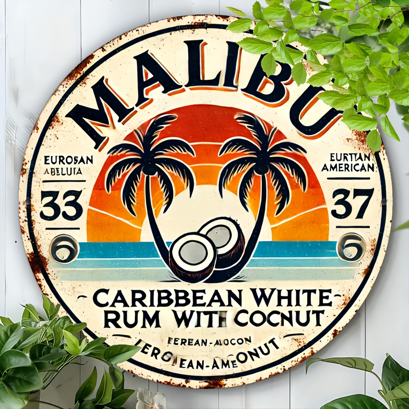 Vintage Malibu Rum Coconut Alu – Home Decor Tree Bewertung und Preis
