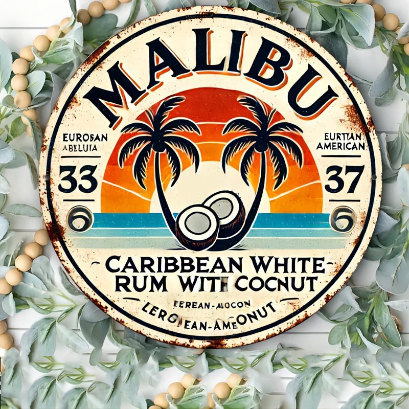 Vintage Malibu Rum Coconut Alu – Home Decor Tree Bewertung und Preis