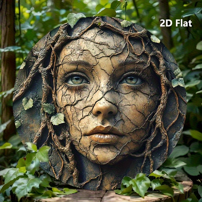 2D flache, runde Wandkunst aus – Home Decor Tree Bewertung und Preis