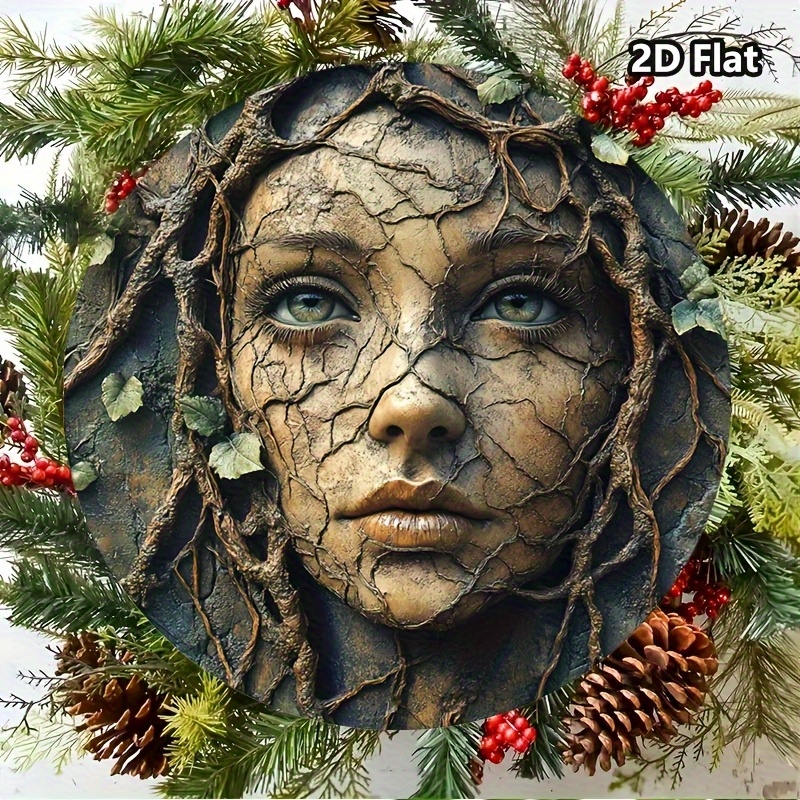 2D flache, runde Wandkunst aus – Home Decor Tree Bewertung und Preis