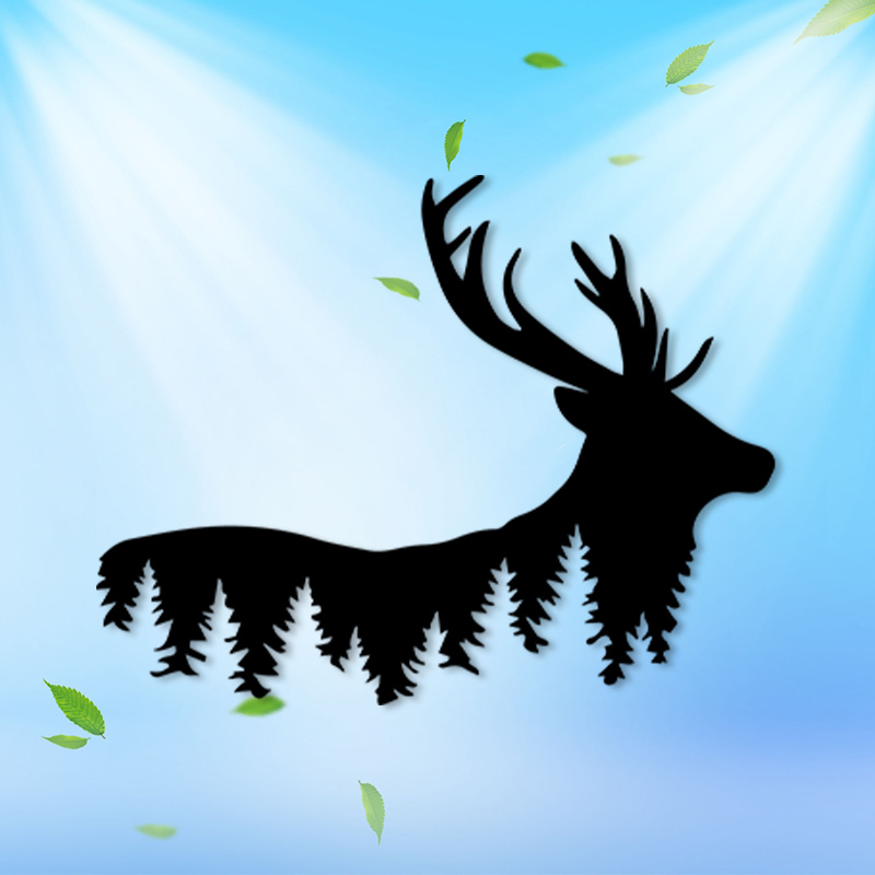 Brand Deer Metall-Wandkunst, L – Home Decor Brand Bewertung und Preis