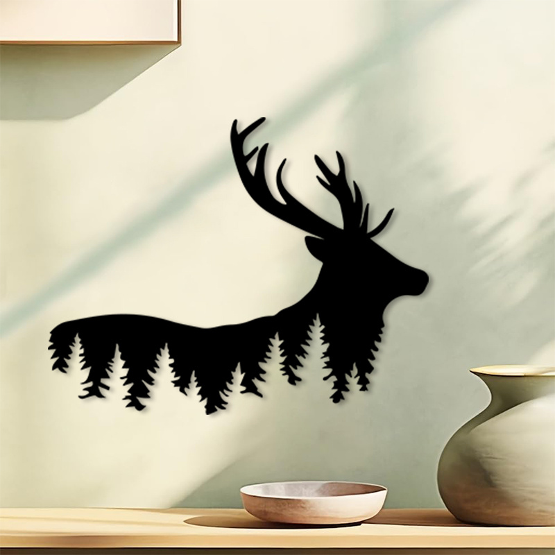 Brand Deer Metall-Wandkunst, L – Home Decor Brand Bewertung und Preis