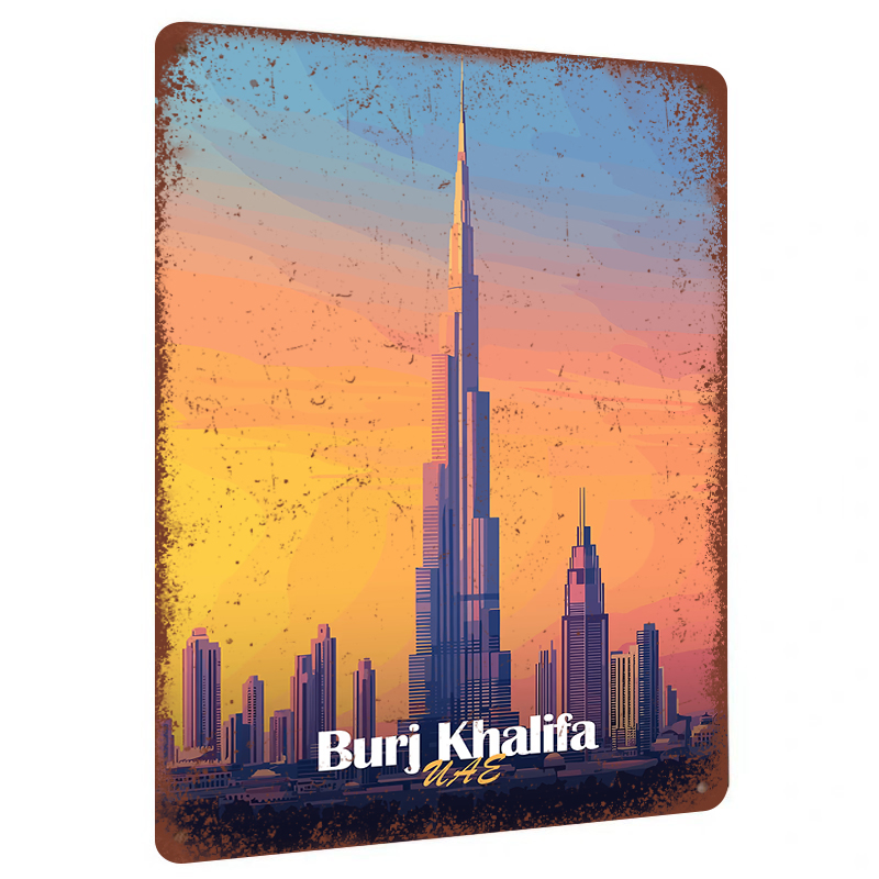 Burj Khalifa Dubai VAE Skyline – Home Decor Uae Bewertung und Preis