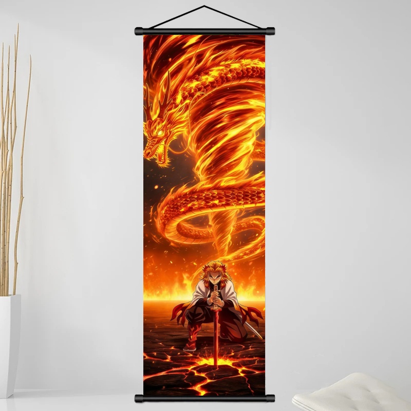 Demon Slayer Kyojuro Rengoku H – Home Decor Product Bewertung und Preis