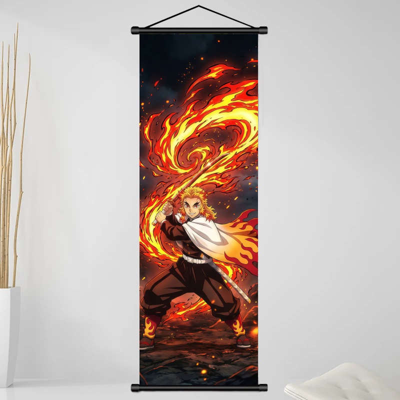 Demon Slayer Kyojuro Rengoku H – Home Decor Product Bewertung und Preis