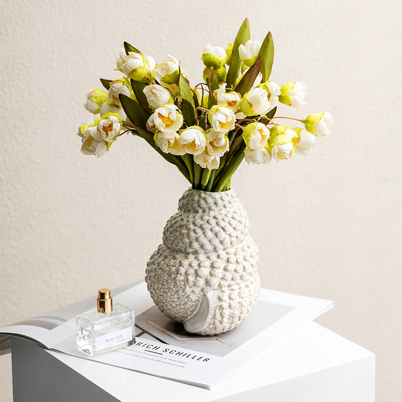 CAPIRON Retro Muschelvase, Ker – Pampas Grass Decor Bewertung und Preis