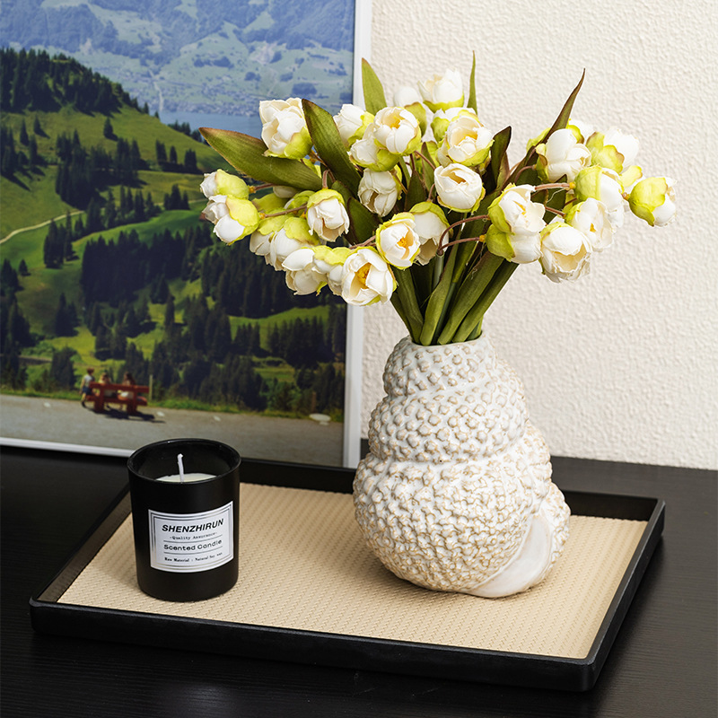 CAPIRON Retro Muschelvase, Ker – Pampas Grass Decor Bewertung und Preis