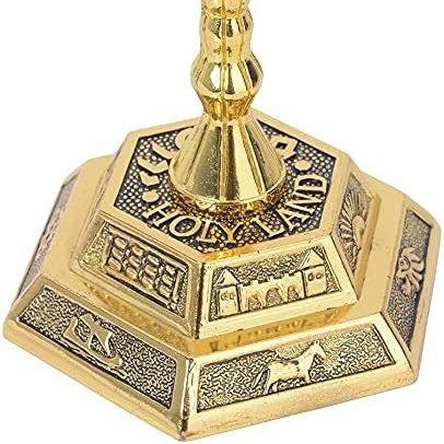 7-armige Menora Jüdische Heimd – Home Decor Tree Bewertung und Preis