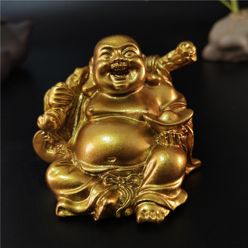 Goldene lachende Buddha-Statue – Home Decor Brand Bewertung und Preis