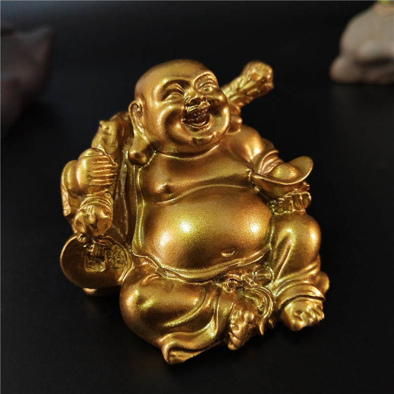 Goldene lachende Buddha-Statue – Home Decor Brand Bewertung und Preis