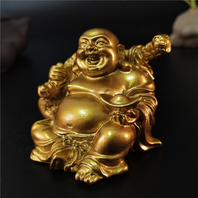 Goldene lachende Buddha-Statue – Home Decor Brand Bewertung und Preis