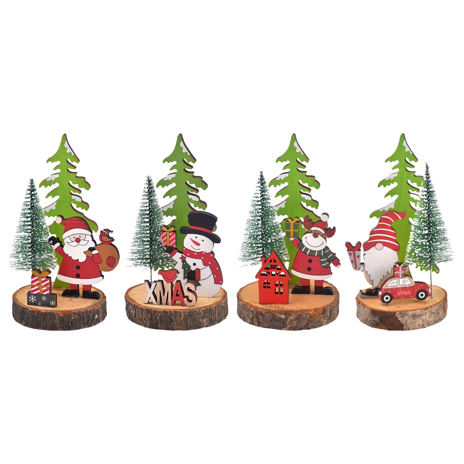 Mini-Holz-Weihnachtsbäume, Tis – Home Decor Tree Bewertung und Preis
