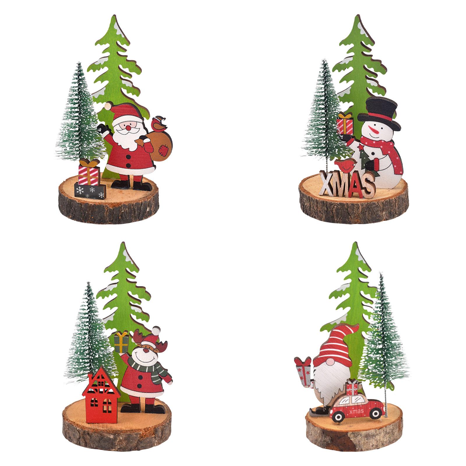 Mini-Holz-Weihnachtsbäume, Tis – Home Decor Tree Bewertung und Preis