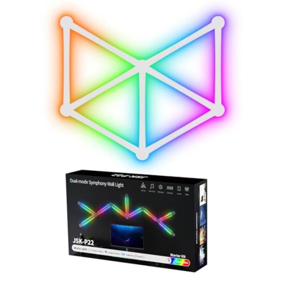 RGB-Wandleuchte, LED DIY Geome – Home Decor Diy Bewertung und Preis