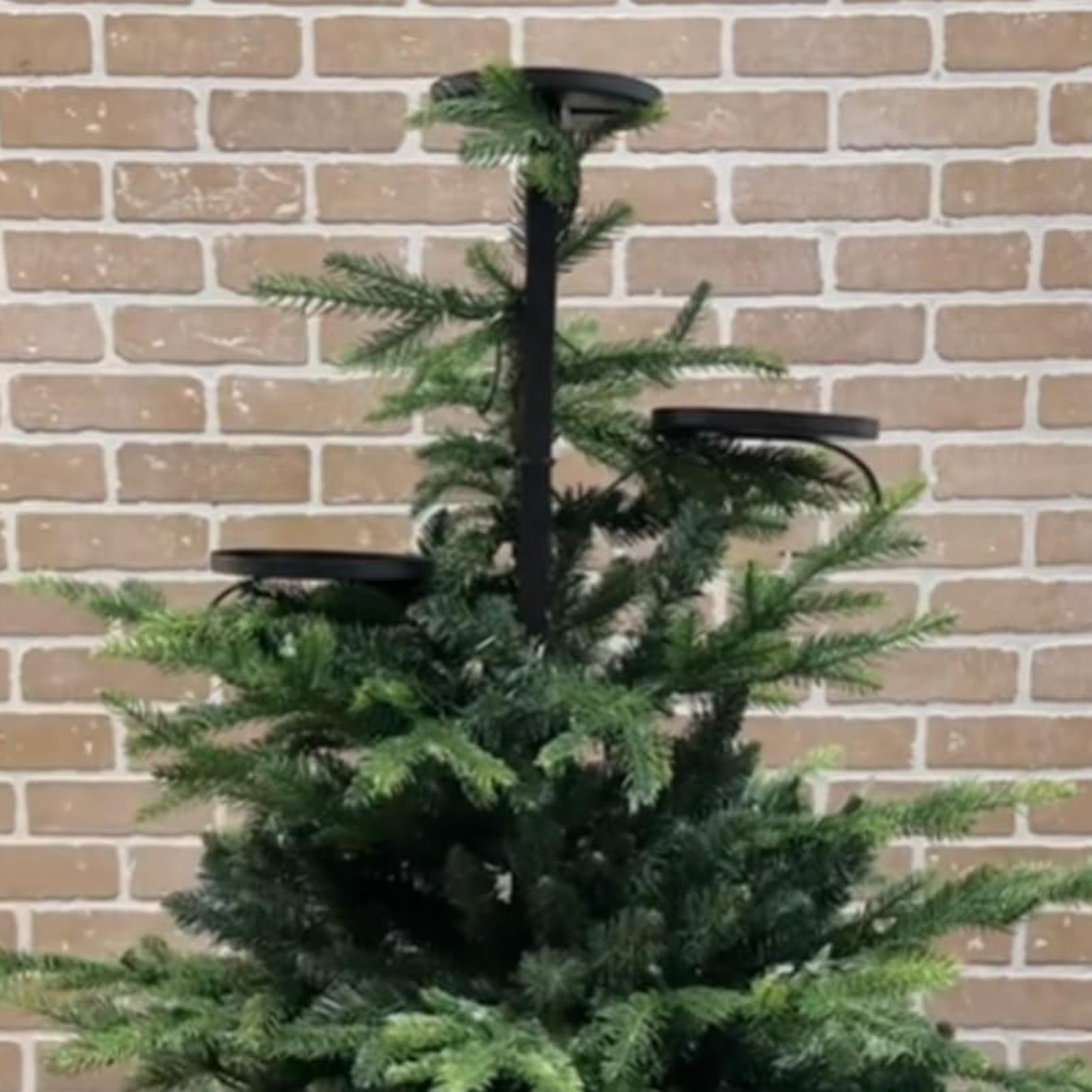 Schwarzer dreifacher Baumspitz – Home Decor Tree Bewertung und Preis